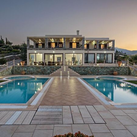 Sea Views At Villa Anemomylos With Heated Pool, Ping Pong And Tennis Agia Pelagia  Exterior foto
