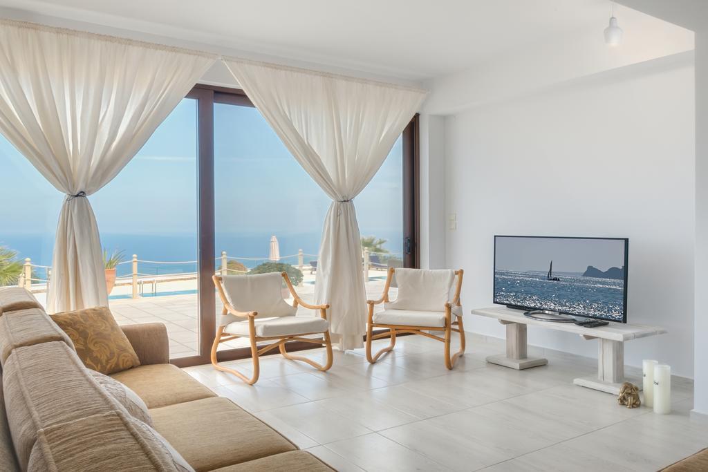 Sea Views At Villa Anemomylos With Heated Pool, Ping Pong And Tennis Agia Pelagia  Zimmer foto