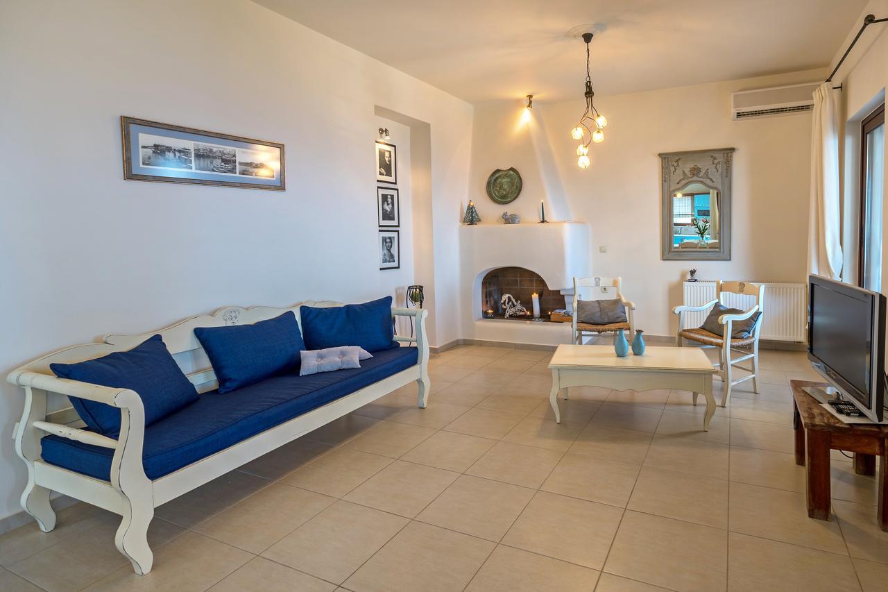 Sea Views At Villa Anemomylos With Heated Pool, Ping Pong And Tennis Agia Pelagia  Exterior foto