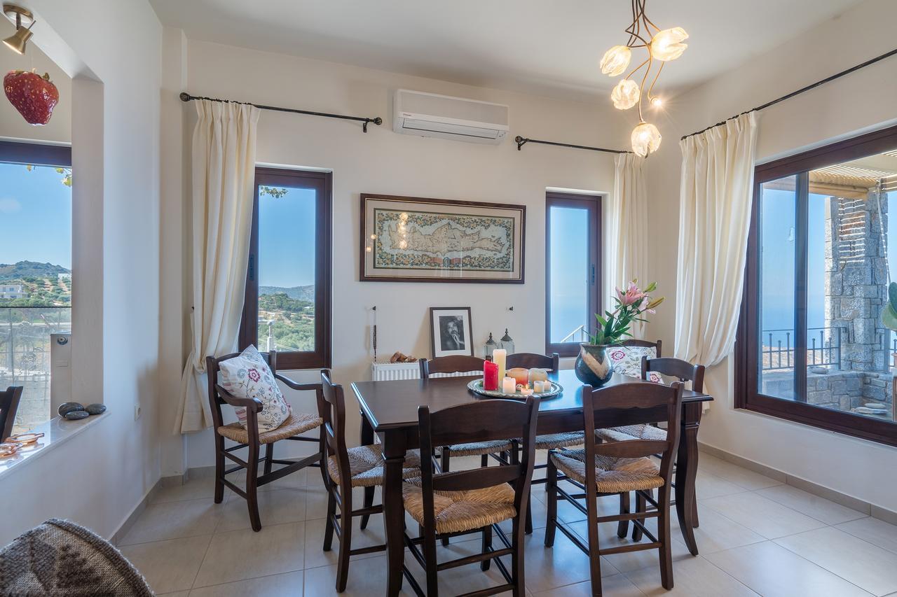 Sea Views At Villa Anemomylos With Heated Pool, Ping Pong And Tennis Agia Pelagia  Exterior foto